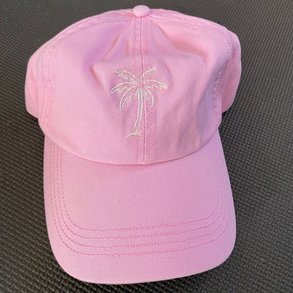 Billabong pink palm tree hat